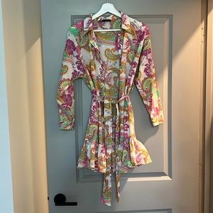 PRINTED MINI DRESS - ZARA